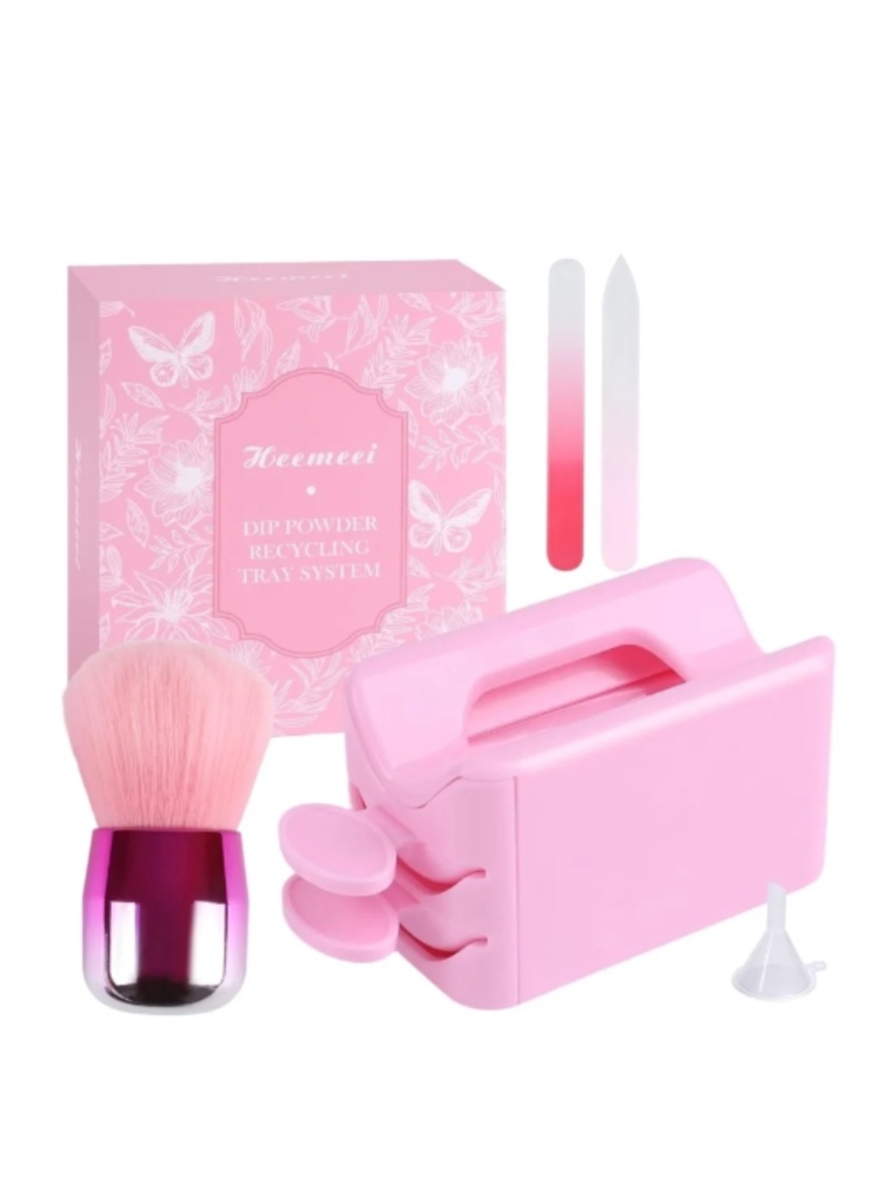 Pink Dip Powder Tray System